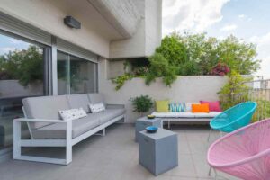 Terrazzo arredato