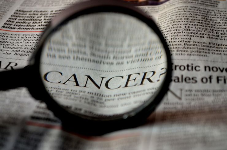 giornale scritta cancer