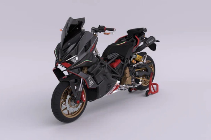 Italjet Dragster Twin 700 Ducati maxi scooter Italia