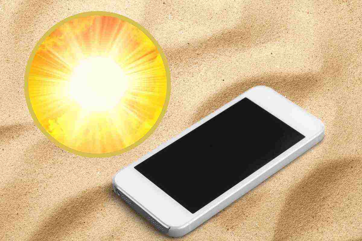 Smartphone e sole