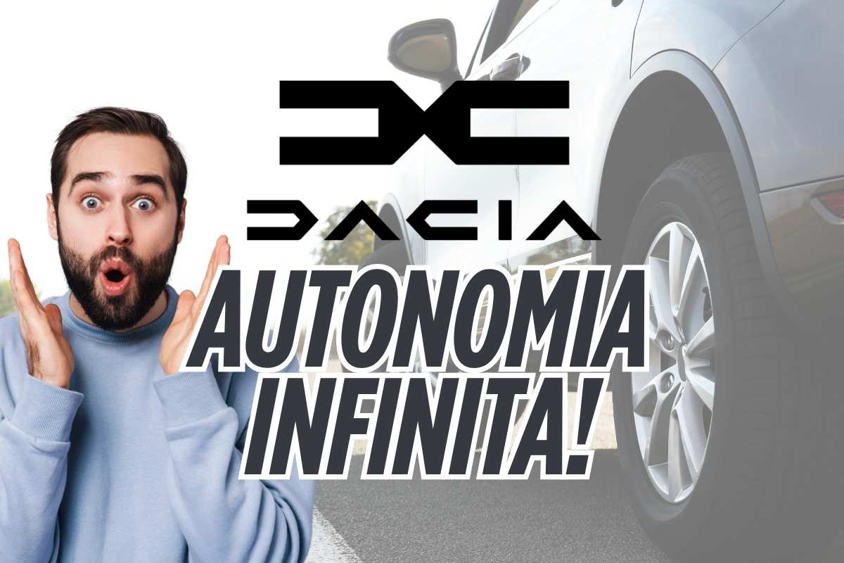 Dacia esagera: 1000 km di autonomia