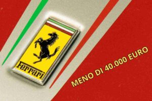 ferrari logo meno di 40.000 euro