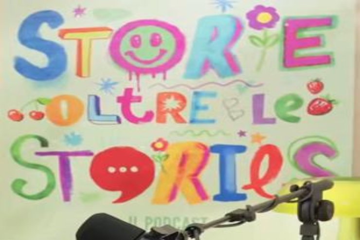 scritta fantasiosa "Storie oltre le stories" 
