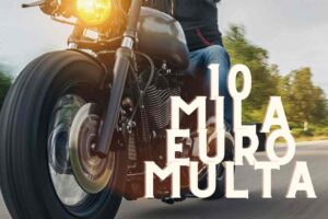 Moto rumore maxi multa 10 mila euro