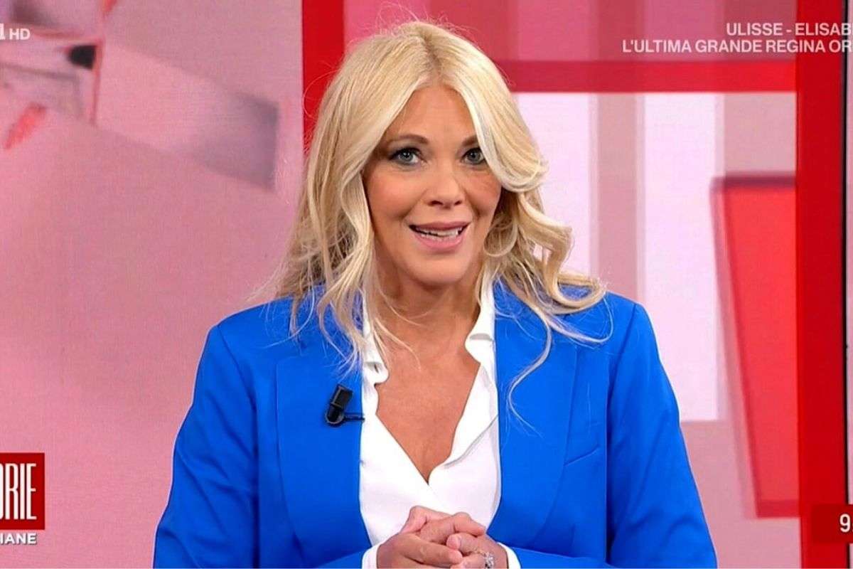 eleonora daniele in studio a storie italiane