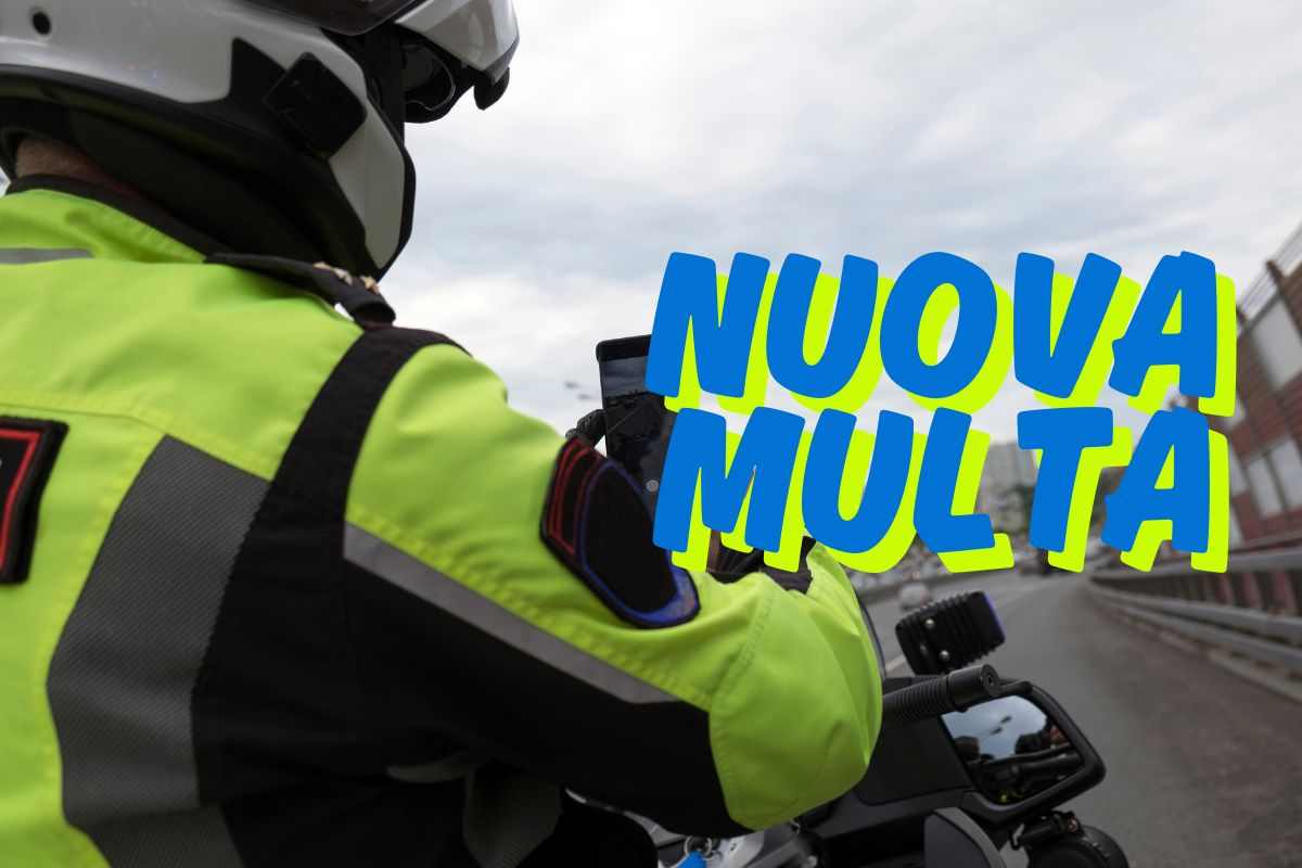 Moto impennata multa incredibile