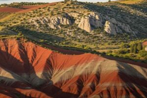 paesaggio naturale Argille Scagliose di Caltanissetta